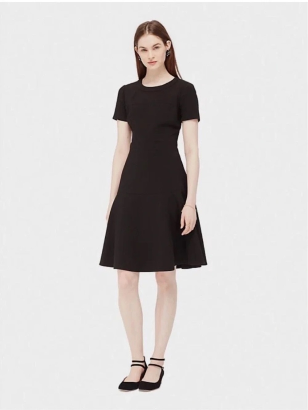 Kate Spade Black Jazz Things Up Crepe Flip Dress Size 2